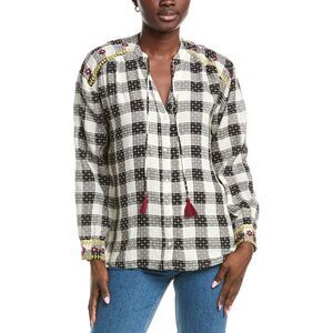 Anna Kay Womens Solane Blouse, White